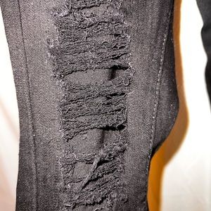 Black ripped jeans from Fashion Nova